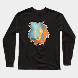 Artsy Lion Long Sleeve T-Shirt